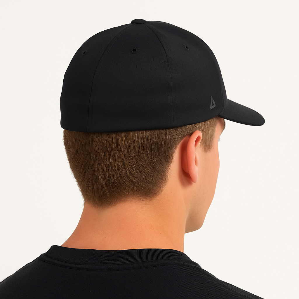DAR embroidery black flex fit hat (L/XL) - not adjustable